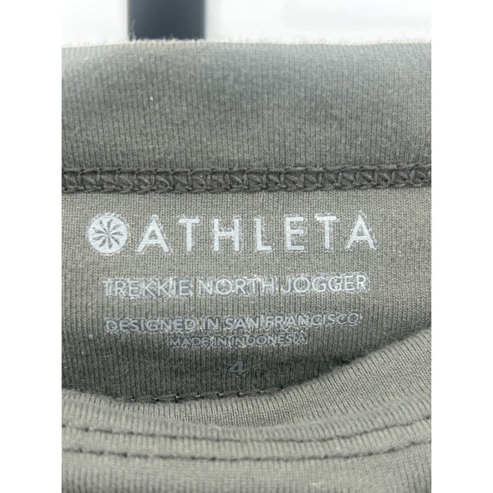 Athleta Trekkie North Jogger Pants Olive Green Size 4 Hiking Gorpcore - Picture 4 of 8